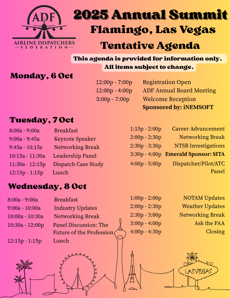 2025 Tentative Agenda Preview